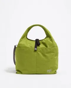 Средняя сумка через плечо из нейлона с лифом и бумажной отделкой Bimba y Lola, оливковый зеленый