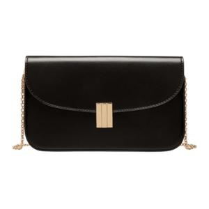 BALLY Женская черная кожаная сумка через плечо малого размера