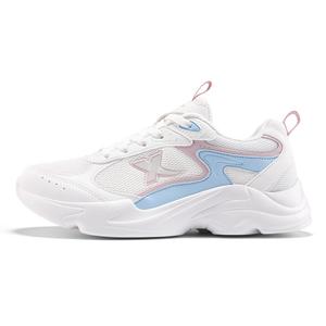 XTEP Дышащие и легкие кроссовки с низким верхом, женские, белые, синие, розовые, с технологией Hydrogen Wind