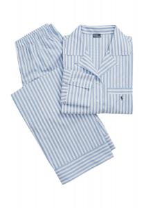 Женская пижама на пуговицах с воротником в полоску и рубашкой POLO RALPH LAUREN, цвет Sortiert