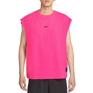 Джерси баскетбольное dri fit ss25 мужское Nike, розовый/черный