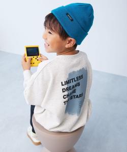 Толстовка с крупным силуэтным принтом Devil Lab, модель 25AW Devirock, цвет 006-Paint-Oatmeal