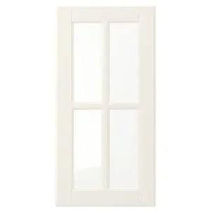 Стеклянная дверь, кремовый, 30x60 см, BODBYN IKEA