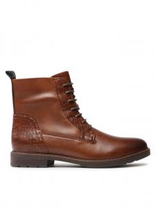 Ботильоны на плоской подошве Marco Tozzi, коричневый