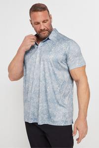 Рубашка поло для гольфа Badrhino Big & Tall, серый