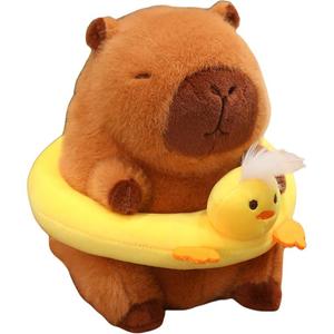 Плюшевая кукла Capybara Dolls высота 22 см DUOAI, Little Duck Capybara
