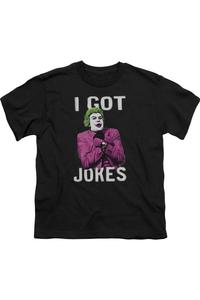 Футболка с коротким рукавом для детей "Batman Classic TV: Got Jokes" Gildan, черный