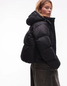 Короткая стеганая куртка Levi's в стиле вестерн черного цвета