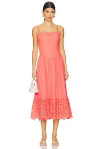 Платье Nathalia от Astr The Label, coral