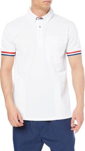 Рубашка-поло Montblanc 72-471 (унисекс, короткий рукав) Медицинская форма SS Sumisho, белая, размер XS