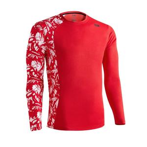 Футболка с длинным рукавом 42k Running Lotus Winter, красный