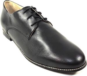 Женские кожаные оксфорды Baldinini, шнуровка, черные