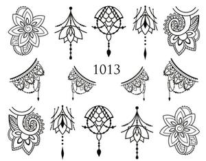 Водные наклейки для ногтей - №1013, Raisin