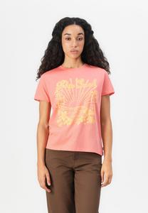 Футболка Rip Curl KEEPSAKES STANDARD TEE, Washed Watermelon/Light Red