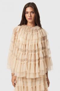 Блуза AllSaints, бежевый