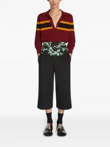 Пояс с принтом Dries Van Noten, зеленый