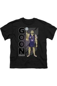 Футболка Space Jam 2 Goon Squad Chronos с коротким рукавом для детей Gildan, черный