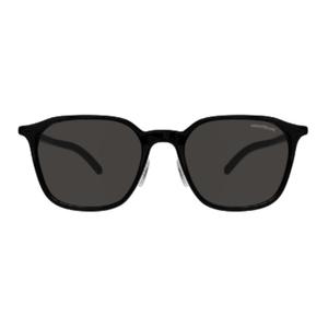 MONTBLANC Солнцезащитные очки с квадратной оправой, Black
