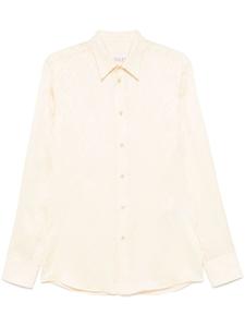 Valentino Garavani рубашка с принтом Toute La V, желтый