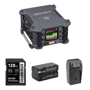 Портативный цифровой рекордер Zoom F6 6-Input / 14-Track Multitrack Field Recorder with