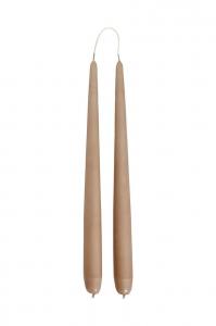 Декоративная свеча OYOY Fukai Candles L упаковка 2 шт, бежевый