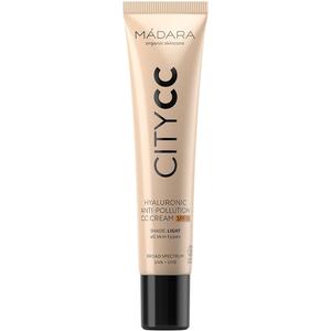 Крем для лица MÁDARA CITYCC Hyaluronic Anti-Pollution CC Cream SPF15, LIGHT BEIGE / 40 ml