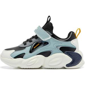 QIAODAN Slip Resistant Abrasion Resistant Low top Kids Lifestyle Shoes Black Noah Blue Kids'