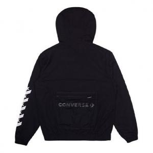 Куртка star chevron windproof jacket 'black' Converse, черный