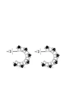 Декорированные серьги-кольца TOUS, серебряный