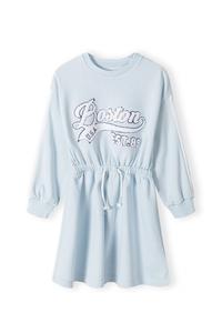 Платье MINOTI Dress, пастельный синий