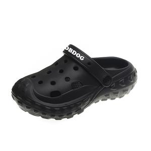 Детские тапочки из нескользящей, износостойкой и дышащей ткани BOBDOG, черный