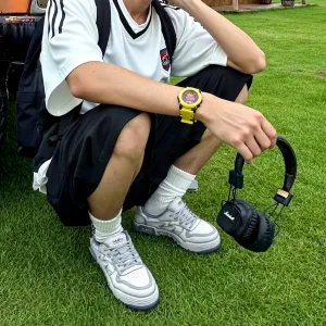 Slip Resistant Cushioning Abrasion Resistant Low top Skateboard Shoes Men's FAIRWHALE, glacier синий (comes with hat)