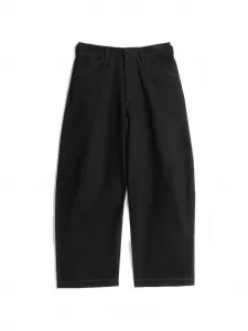 Брюки широкого кроя Lemaire, черный