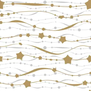 Декоративная подушка Queence "Млечный Путь", чехол на подушку без наполнения, 1 шт 40х40 см, золотой/белый