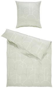 Постельное белье atelier makosatin Estella, зеленый