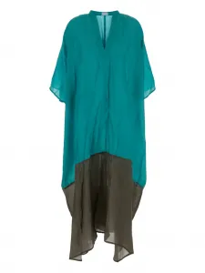 Мини-платье с короткими рукавами The Rose Ibiza, синий