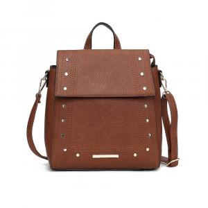 Коллекция Mkf Женский рюкзак-трансформер Elke из веганской кожи от Mia K MKF Collection, коричневый