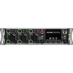 Портативный цифровой рекордер Sound Devices 833 8-Channel / 12-Track Multitrack Field 833