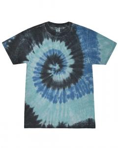 Футболка Festival Tie-Dyed Burnout Colortone, цвет sea