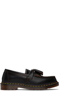 Черные кожаные мокасины Adrian с кисточками Quilon, сделанные в Англии Dr. Martens