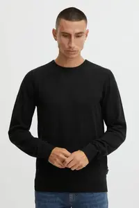 Свитер смесовой вязки "BLEND BHPullover", черный