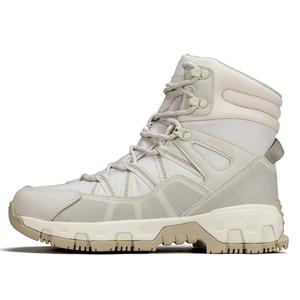 HUMTTO Женские короткие зимние ботинки с противоскользящим покрытием и балансировкой, бежевые