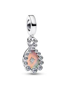 Pandora Серебряный кулон-подвеска в виде опалесцирующего символа бесконечности