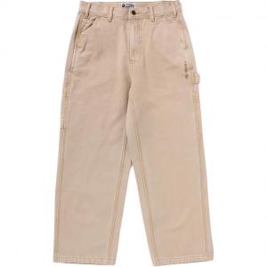 Брюки с нашивкой  Logo A BATHING APE, бежевый