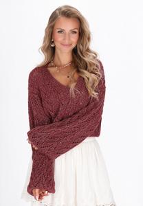 Джемпер IZIA Jumper, Burgundy/Red