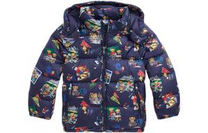 Polo Ralph Lauren Пуховик Kids' Apparel FW22 Navy Blue Kids'