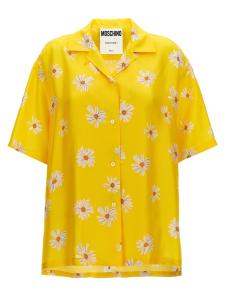 Рубашка с принтом «Margherite» Moschino, желтый