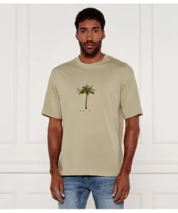 Футболка duwom Loose fit Hugo, зеленый