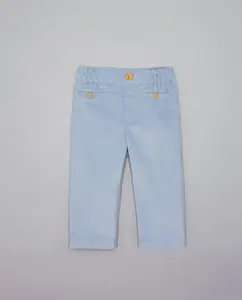 Детские брюки с накладными карманами и пуговицами Fina Ejerique, синий