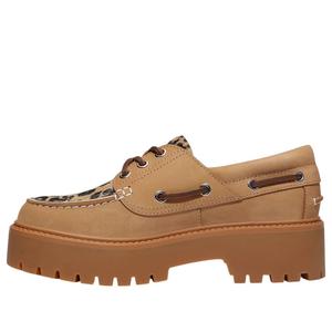 (WMNS) Платформенная лодка Timberland Stone Street с леопардовым принтом